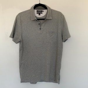 Men's Banana republic striped polo shirt